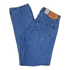 Levis 501 Original Straight Leg Jeans 35x34 Button Fly Regular Fit Cotton Mens
